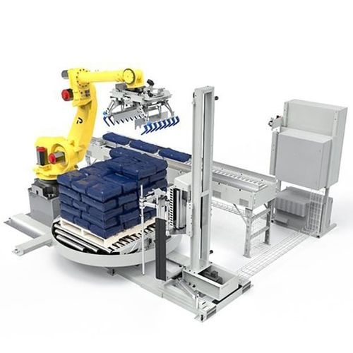 Palettiseur robotisé - RPW - Premier Tech Systems and Automation - de sacs / avec banderoleuse / en fin de ligne