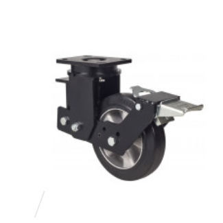 Roulette fixe - HLSB-DE series - Ruedas Alex - à platine / élastique / pour fortes charges