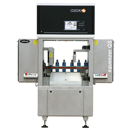 Système d'inspection de détection de fuites - squeezer QS - HEUFT SYSTEMTECHNIK - de fermeture / en ligne / rapide