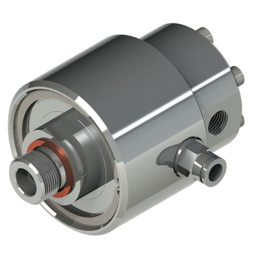 Raccord tournant pour eau - 7400 - HAAG + ZEISSLER Maschinenelemente GmbH - pour huile / pour applications alimentaires / haute pression