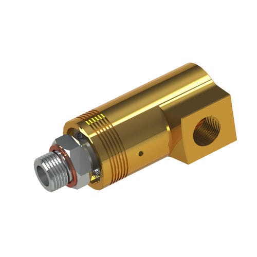 Raccord tournant pour eau - 7900 - HAAG + ZEISSLER Maschinenelemente GmbH - 2 passages / en laiton