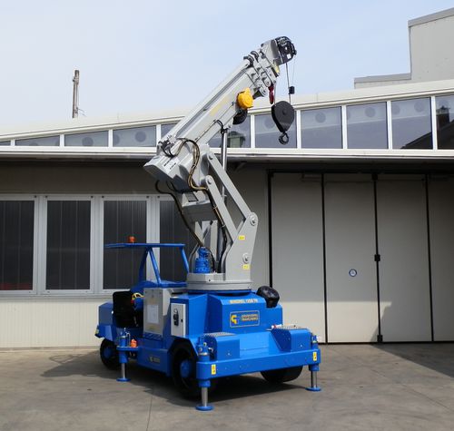 Grue mobile - MINIDREL 125B TRS - Gruniverpal S.r.l. - à flèche / télescopique / articulée