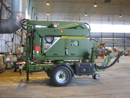 Grue mobile - MINIDREL 35 SR - Gruniverpal S.r.l. - télescopique / articulée / pour chantier