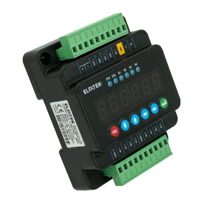 Indicateur contrôleur de charge - OCS-CU01 - Elfa Group - avec afficheur LED / à 6 chiffres / sur rail DIN