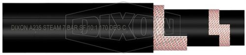 Tuyau flexible pour eaux chaudes - A235 series - DIXON GROUP EUROPE - pour produits alimentaires / pour vapeur / en EPDM