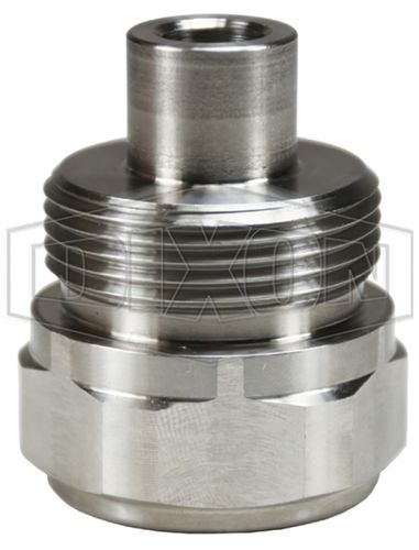 Bouchon rond - TD4F4-SS - TD - DIXON GROUP EUROPE - à tête hexagonale / fileté / en acier inox