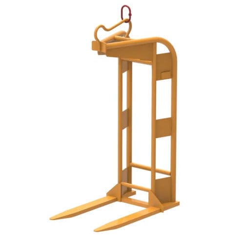 Fourche lève-palettes pour brique - GEFM  - Secatol SAS - réglable / de palettes / pour grues