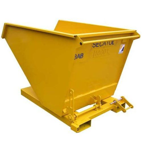 Benne auto-basculante en acier galvanisé - BAB FU V3 - Secatol SAS - pour déchets