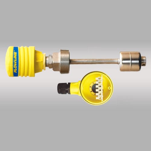 Transmetteur de niveau à flotteur - FloaTek™ LV55 series - Flowline - pour liquides / 4-20 mA / 2 fils