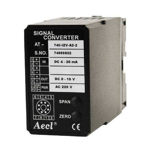 Convertisseur de signal - AT-740 VZV VZI IZV IZI - Autotronic Enterprise Co., Ltd. (Aecl) - sur rail DIN