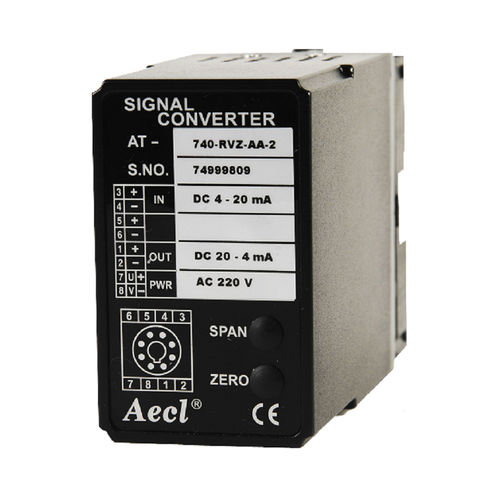 Convertisseur de signal analogique - AT-740 RV RVZ - Autotronic Enterprise Co., Ltd. (Aecl) - sur rail DIN