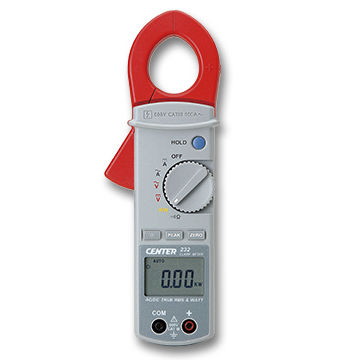 Pince multimètre numérique - 232 - CENTER TECHNOLOGY - portable / 600 V / 600 A