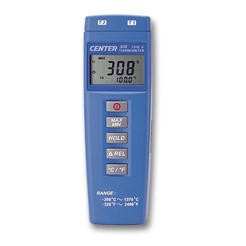 Thermomètre à infrarouge - 308 - CENTER TECHNOLOGY - numérique / °C / °F