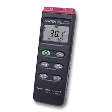 Thermomètre à thermocouple - 301 - CENTER TECHNOLOGY - numérique / °C / °F