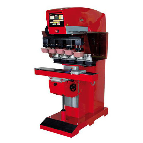 Machine de tampographie à encrier fermé - Evo Maxi 5C D - GTO - à 5 couleurs