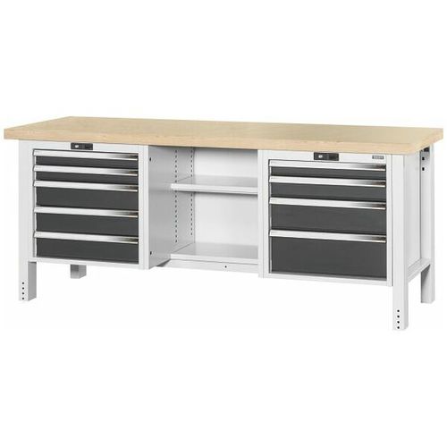 Établi en acier - 921204 2000 - Garant - pour atelier / à tiroir / modulaire