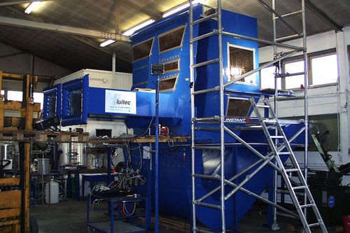 Mélangeur de gaz pour l'industrie du verre - CFD  - Fluitec mixing + reaction solutions AG - compact