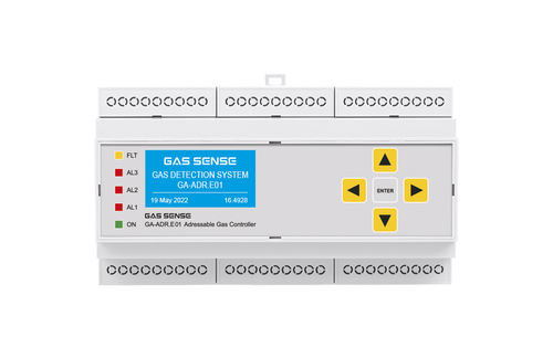Centrale de détection de gaz programmable - GA-ADR.E1 - Gas Sense - affichage LCD / adressable / pour fixation sur rail DIN