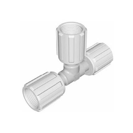 Raccord hydraulique - Furon® FlareGrip® II  - Saint-Gobain Performance Plastics - Process System - à visser / en T / en plastique