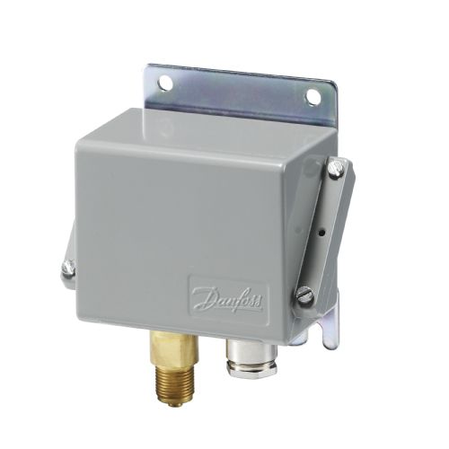 Pressostat à membrane - KPS39 - Danfoss Industrial Automation - différentiel / SPDT / sur rail DIN