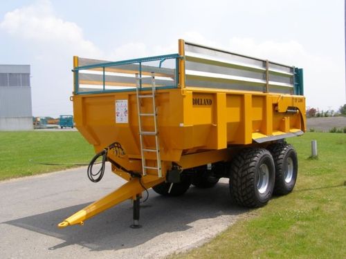 Remorque benne - ROLLROC 5300 - REMORQUES ROLLAND - tandem / tractée / monocoque