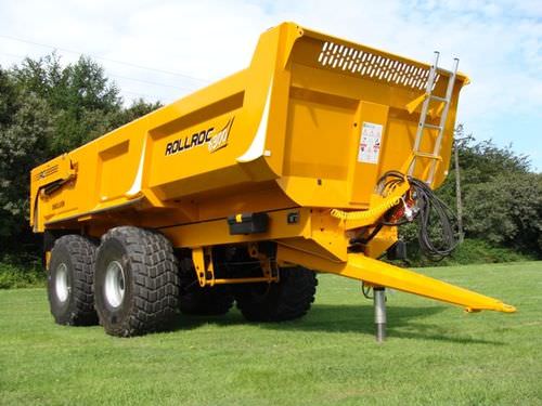 Remorque benne - ROLLROC 6300 - REMORQUES ROLLAND - tandem / tractée / monocoque