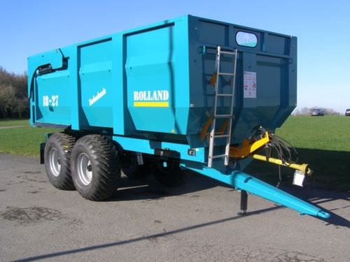 Remorque benne - TURBOCLASSIC 18-27 - REMORQUES ROLLAND - tandem / tractée / monocoque