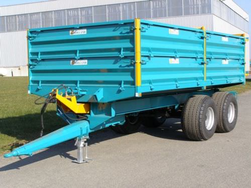 Remorque benne - BH 100 - REMORQUES ROLLAND - tandem / tractée / hydraulique