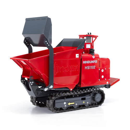 Mini-dumper à chenilles - HS1102 - HINOWA SPA - diesel / à déchargement frontal / à benne élévatrice