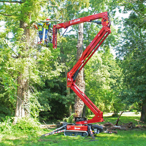 Nacelle araignée sur chenilles - LIGHTLIFT 18.80 - HINOWA SPA - automotrice / essence / électrique