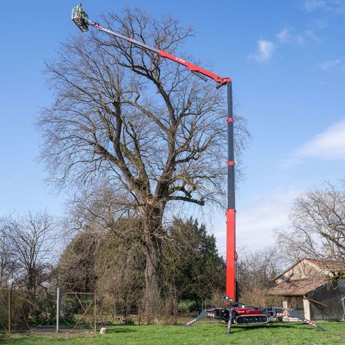 Plateforme élévatrice sur chenilles - Lightlift 40.18 - HINOWA SPA - électrique / à moteur diesel / à usage extérieur