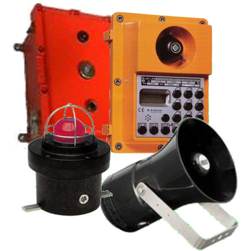Système d'interphone de contrôle d'accès - PM ATEX - SATEC - pour navire / de bureau / pour ascenseur