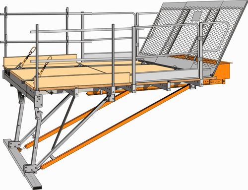 Plateforme de travail - REMAT - Sateco - suspendue / pour chantier