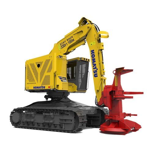 Abatteuse-groupeuse forestière à chenilles - XT445L-5 - KOMATSU Forest - porteur forestier