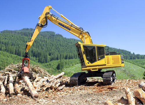Abatteuse forestière sur chenilles - PC210LL-10 - KOMATSU Forest