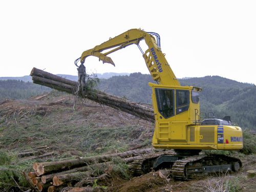 Grue forestière à flèche - PC240LL-10 - KOMATSU Forest - sur chenilles
