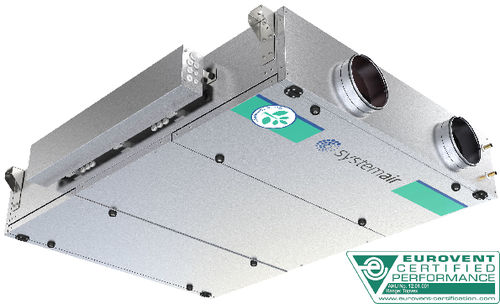 Centrale de traitement d'air horizontale - TOPVEX FC - Systemair - avec récupération de chaleur