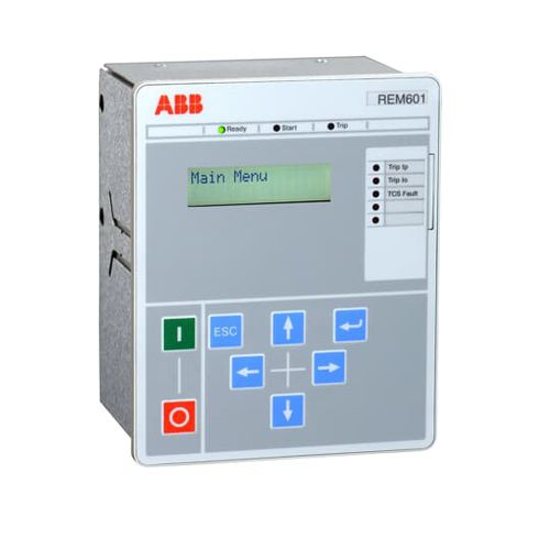 Relais de surcharge - REM601 - ABB Oy Distribution Automation - d'ordre de phases / triphasé / pour moteur électrique