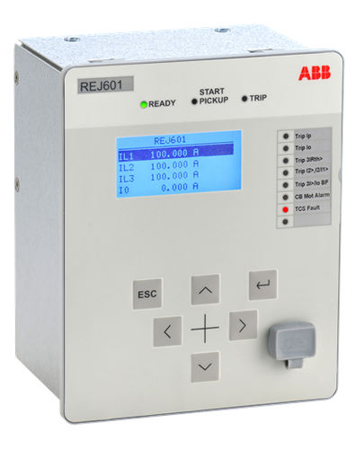 Relais de surcharge - REJ601 - ABB Oy Distribution Automation - de puissance / d'ordre de phases / AC/DC
