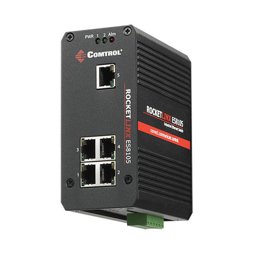 Commutateur Ethernet non administrable - RocketLinx ® ES8105-GigE - Comtrol Corporation - 5 ports / Gigabit Ethernet / robuste