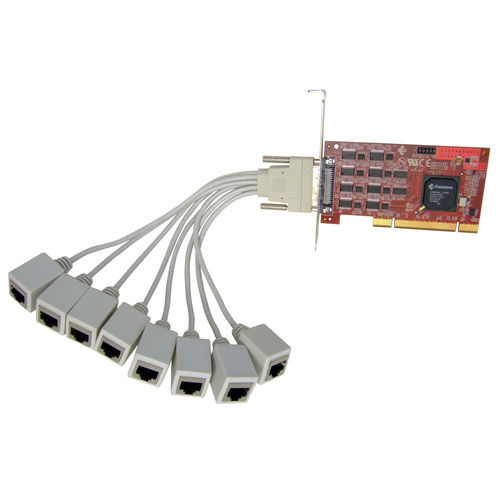 Carte de communication multiport série 8 ports - 30002-1 - Comtrol Corporation - RS232 / bus PCI / RJ45