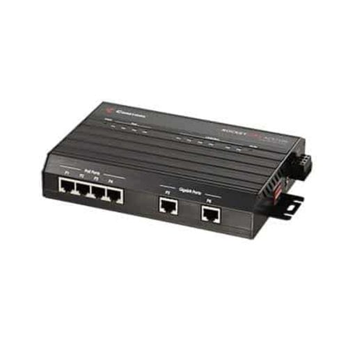 Commutateur Ethernet non administrable - RocketLinx® ACS7106 - Comtrol Corporation - 6 ports / gigabit / sur rail DIN