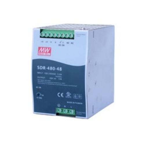 Alimentation électrique sur rail DIN - MeanWell SDR-480-48 - Comtrol Corporation - AC/DC / ajustable / haute puissance