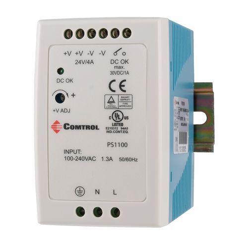 Alimentation électrique sur rail DIN - PS1100A - Comtrol Corporation - AC/DC / ajustable / à découpage