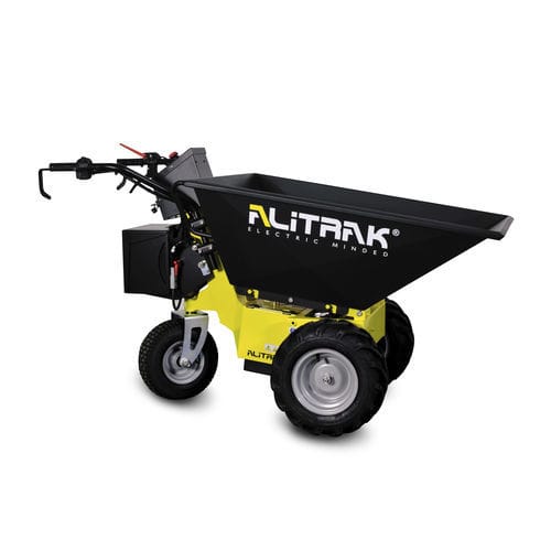 Mini-dumper à roues - DT300E - ALITRAK S.r.l - électrique / à déchargement frontal / à benne élévatrice