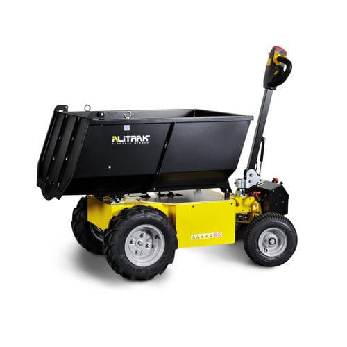 Mini-dumper à roues - JM700P - ALITRAK S.r.l - électrique / à déchargement frontal / à benne élévatrice