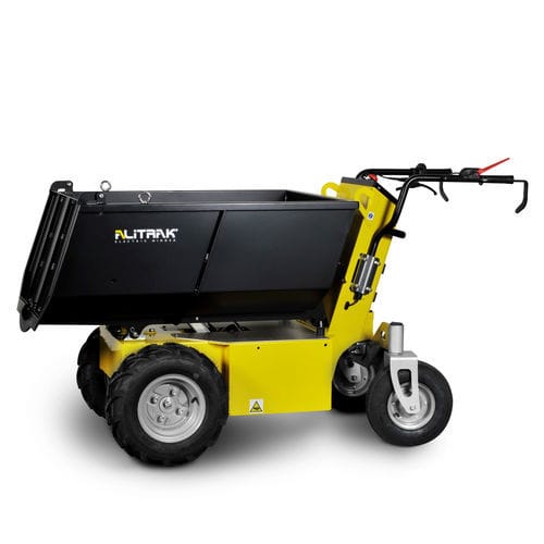Mini-dumper à roues - MT700P - ALITRAK S.r.l - électrique / à déchargement frontal / à benne élévatrice