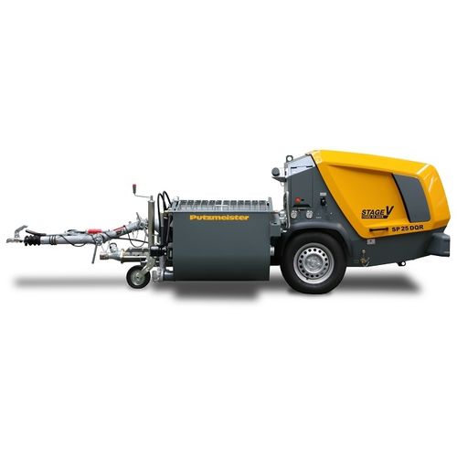 Pompe à vis sans fin - SP 25 DHF - PUTZMEISTER - à eau / avec moteur diesel / mobile