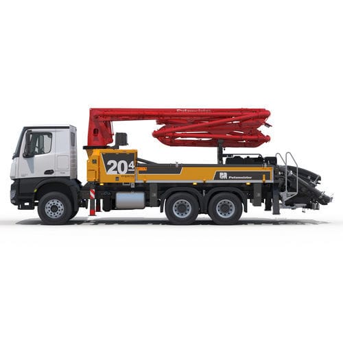 Pompe à béton automotrice additionnelle pour camion malaxeur - M20-4 - PUTZMEISTER - hybride