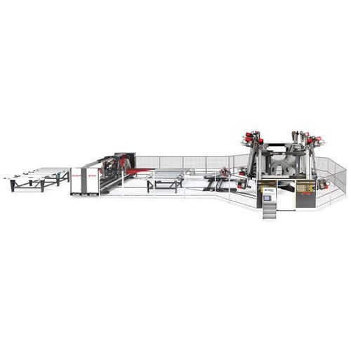 Ligne de soudage et ébavurage CNC - FA 1050 - KABAN MAKINA SANAYI VE TIC. LTD. STI - contrôlée par PLC / à grande vitesse / d'angle